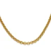 Gold Plated Heavy Round Belcher Necklace