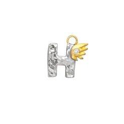 H With Diamond Charm