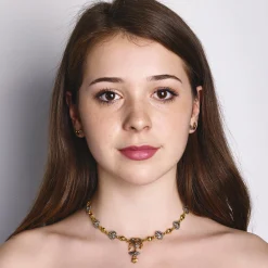 Halo Charm Strand Necklace