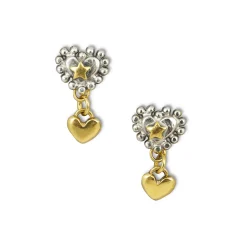 Halo Heart Drop Earrings | Cult Classics | Sophie Harley London