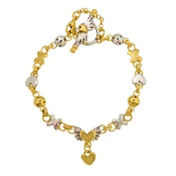 Heart & Kisses Charm Strand Bracelet | Cult Classics | Sophie Harley
