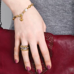 Heart & Kisses Charm Strand Bracelet | Cult Classics | Sophie Harley