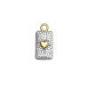 Heart Card Charm