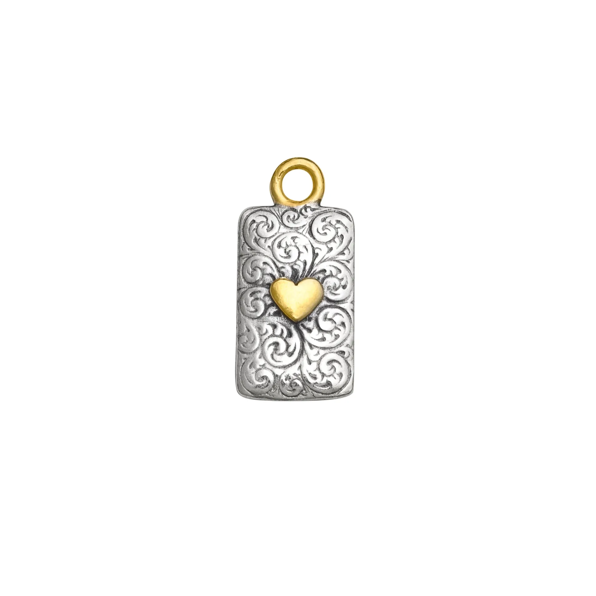 Heart Card Charm
