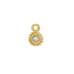 Heart Key & Birthstone Necklace