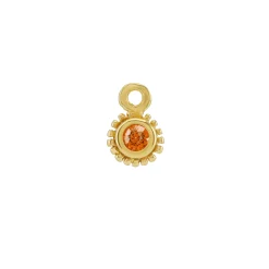 Heart Key & Birthstone Necklace