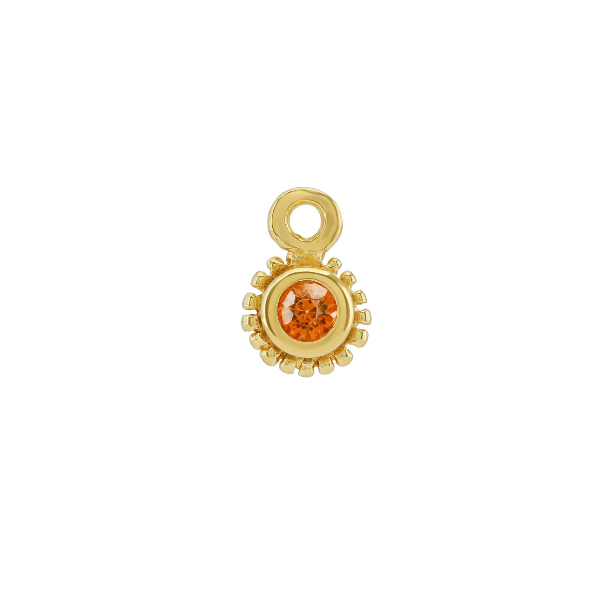 Heart Key & Birthstone Necklace