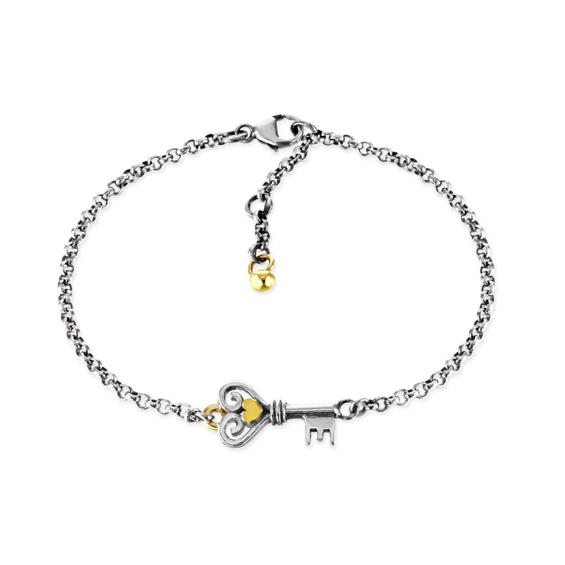 Heart Key Bracelet