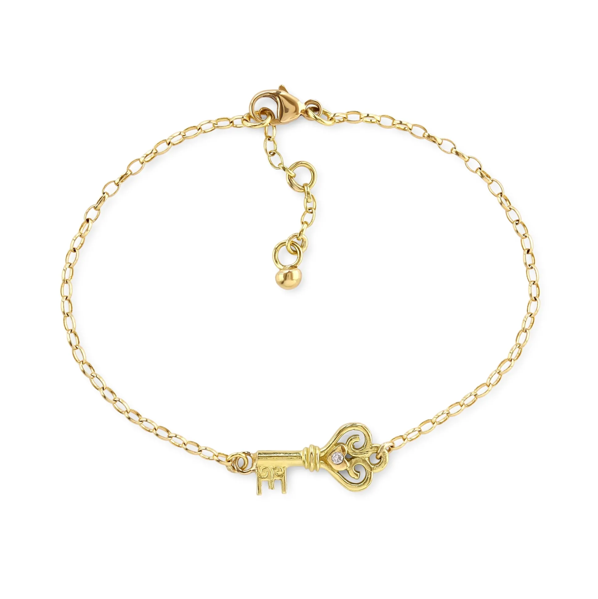 Heart Key Bracelet