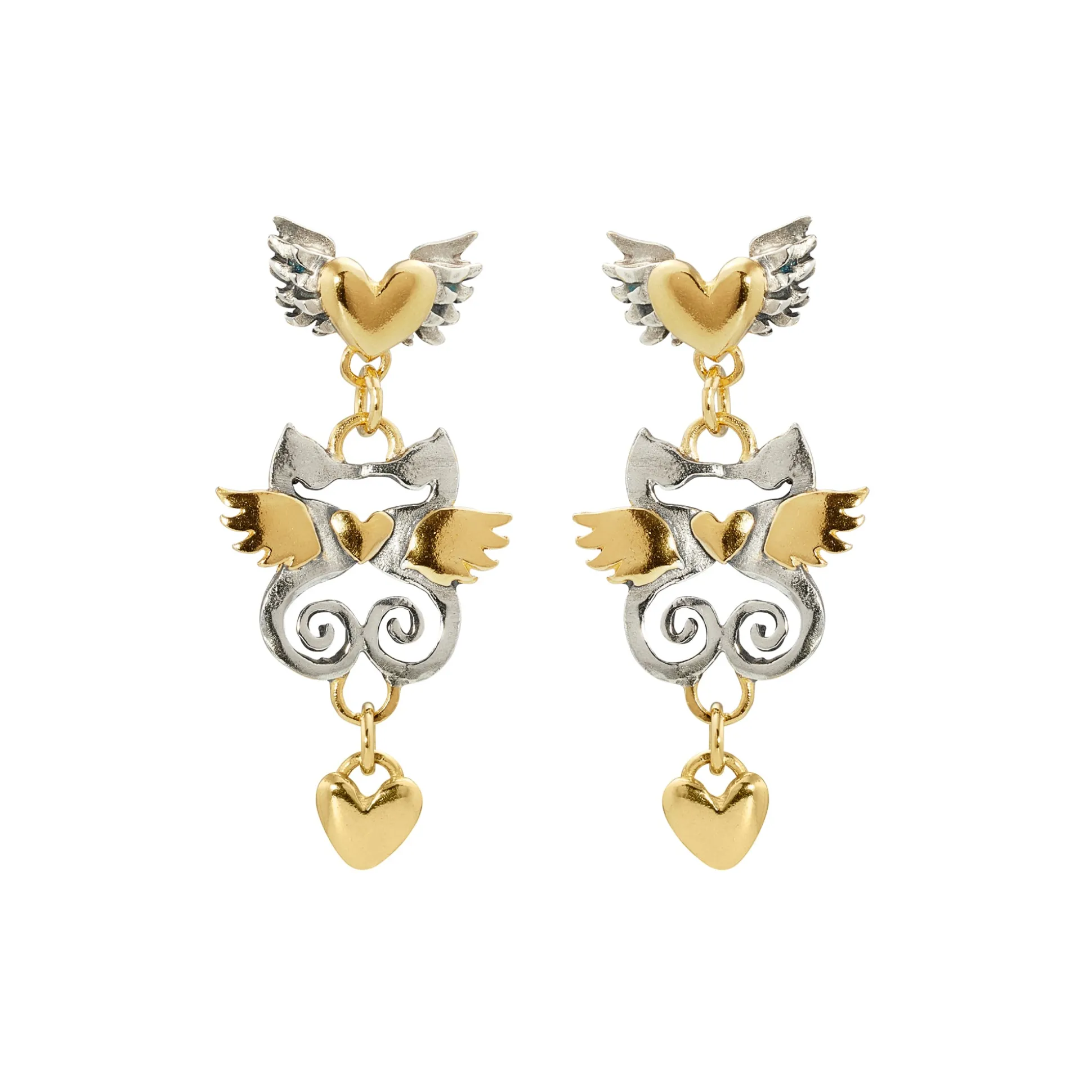 Kissing Seahorse Earrings