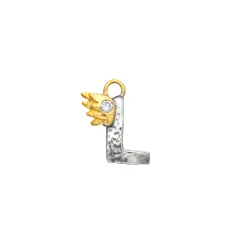 L With Diamond Charm