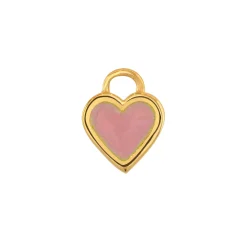 Large Classic Pink Enamel Charm