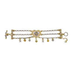 Large Layered Heart Bracelet | Cult Classics | Sophie Harley London