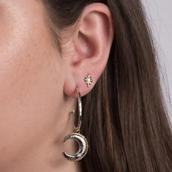 Large Luna Hoop Earrings | Sophie Harley London
