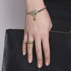 Layered Winged Heart Bracelet | Cult Classics | Sophie Harley London