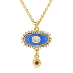 Limited Edition Diamond & Ruby Kinship Amulet Necklace