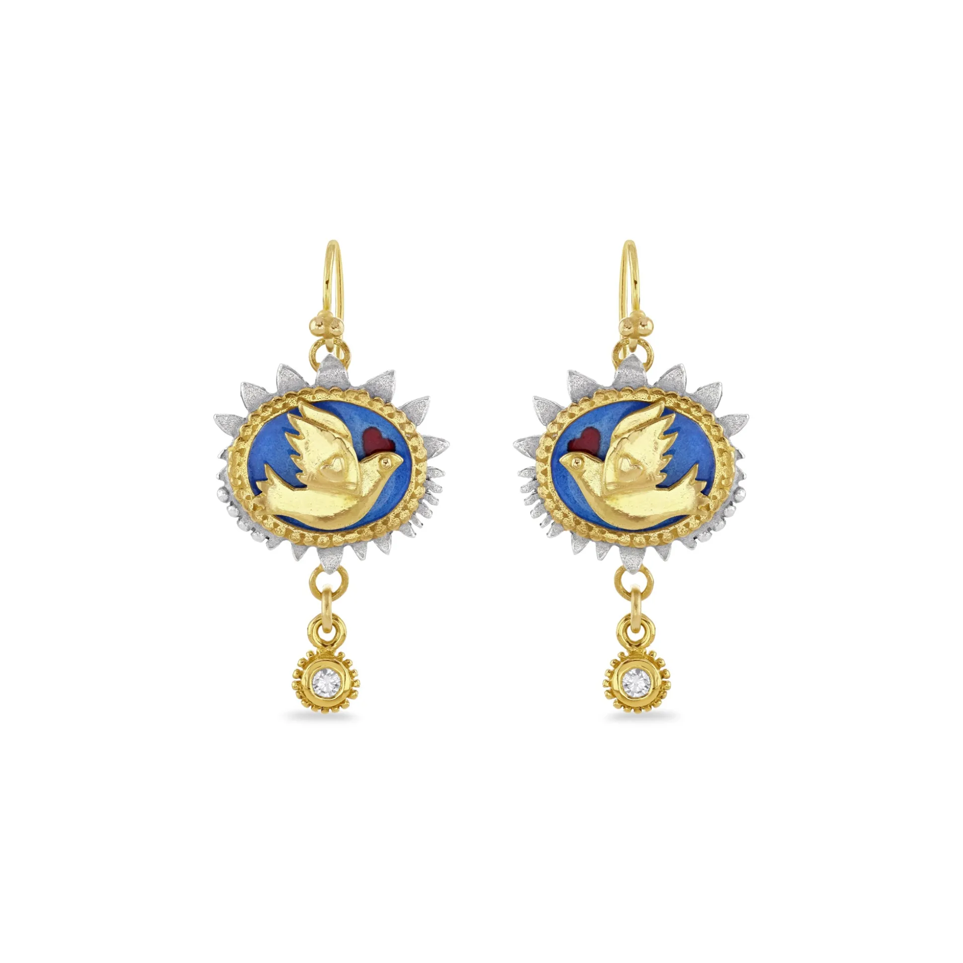 Limited Edition Diamond Mythic Bird Earrings