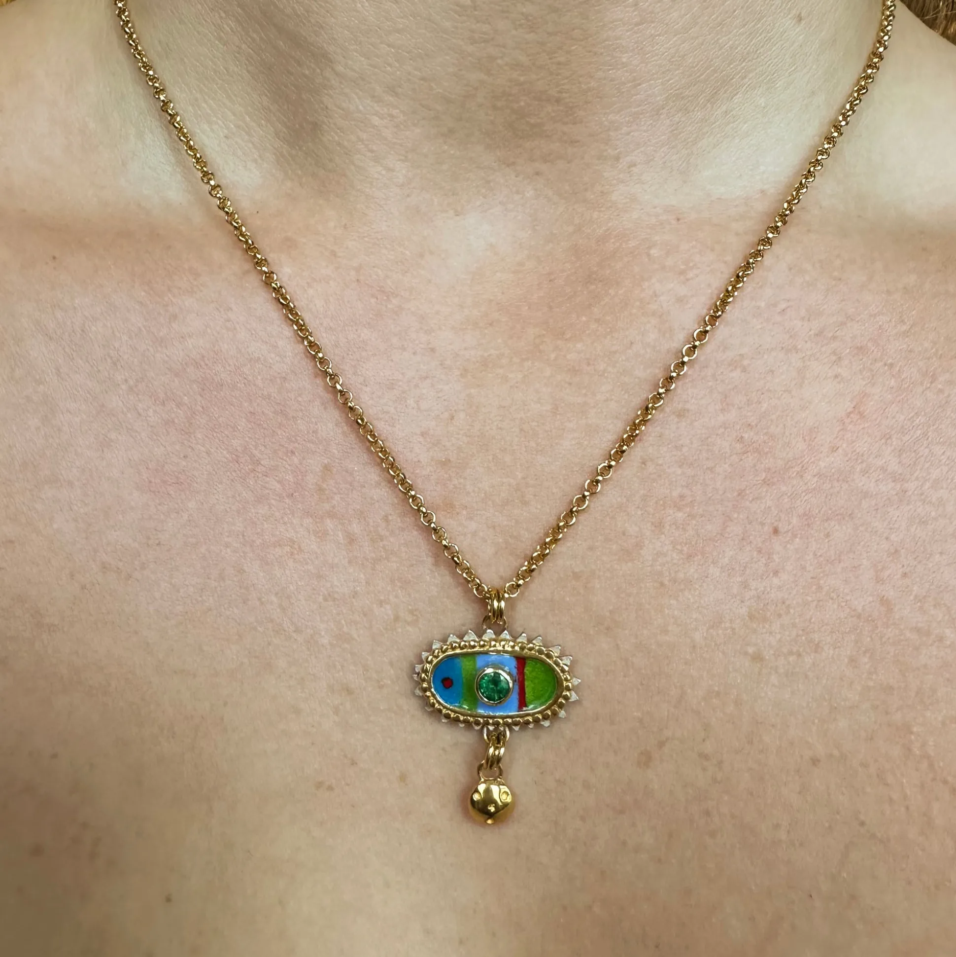 Limited Edition Emerald Kinship Amulet Necklace