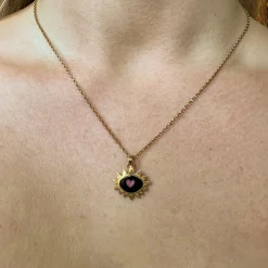 Limited Edition Enamel Flame Necklace