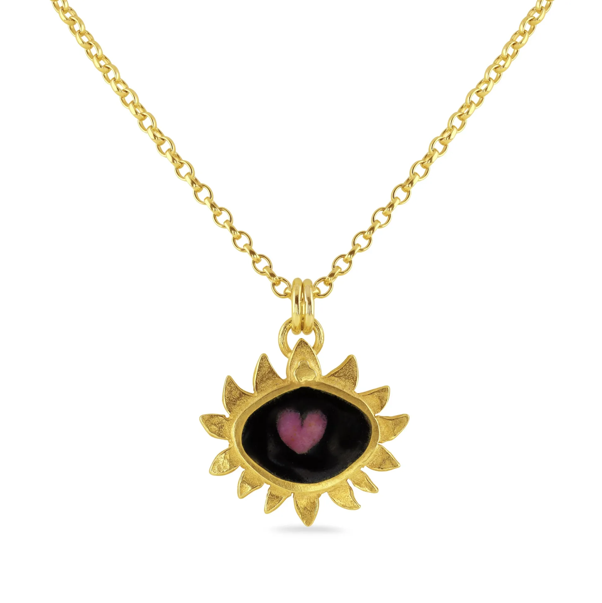 Limited Edition Enamel Flame Necklace