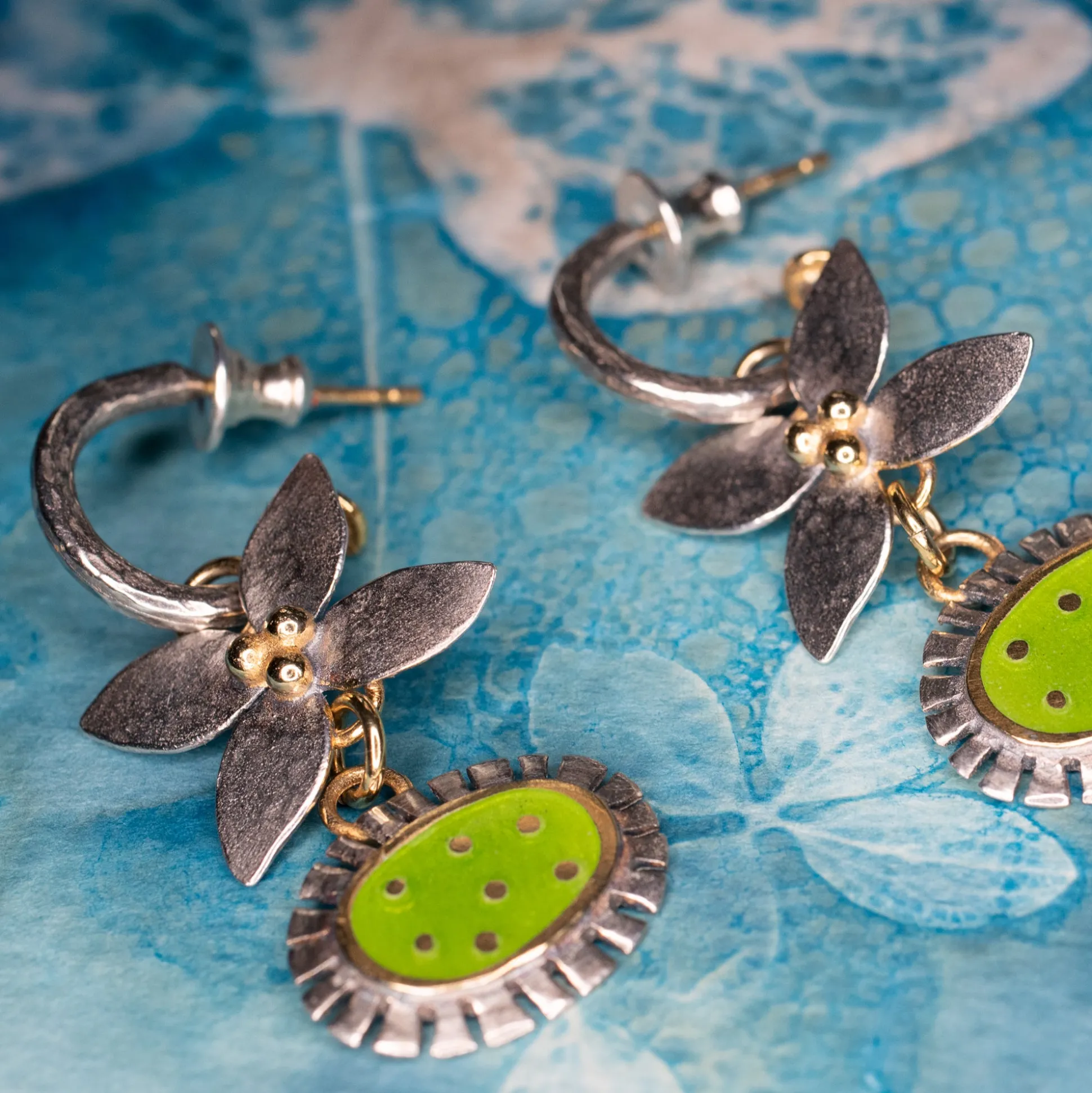 Limited Edition Floris Lior Hoop Earrings