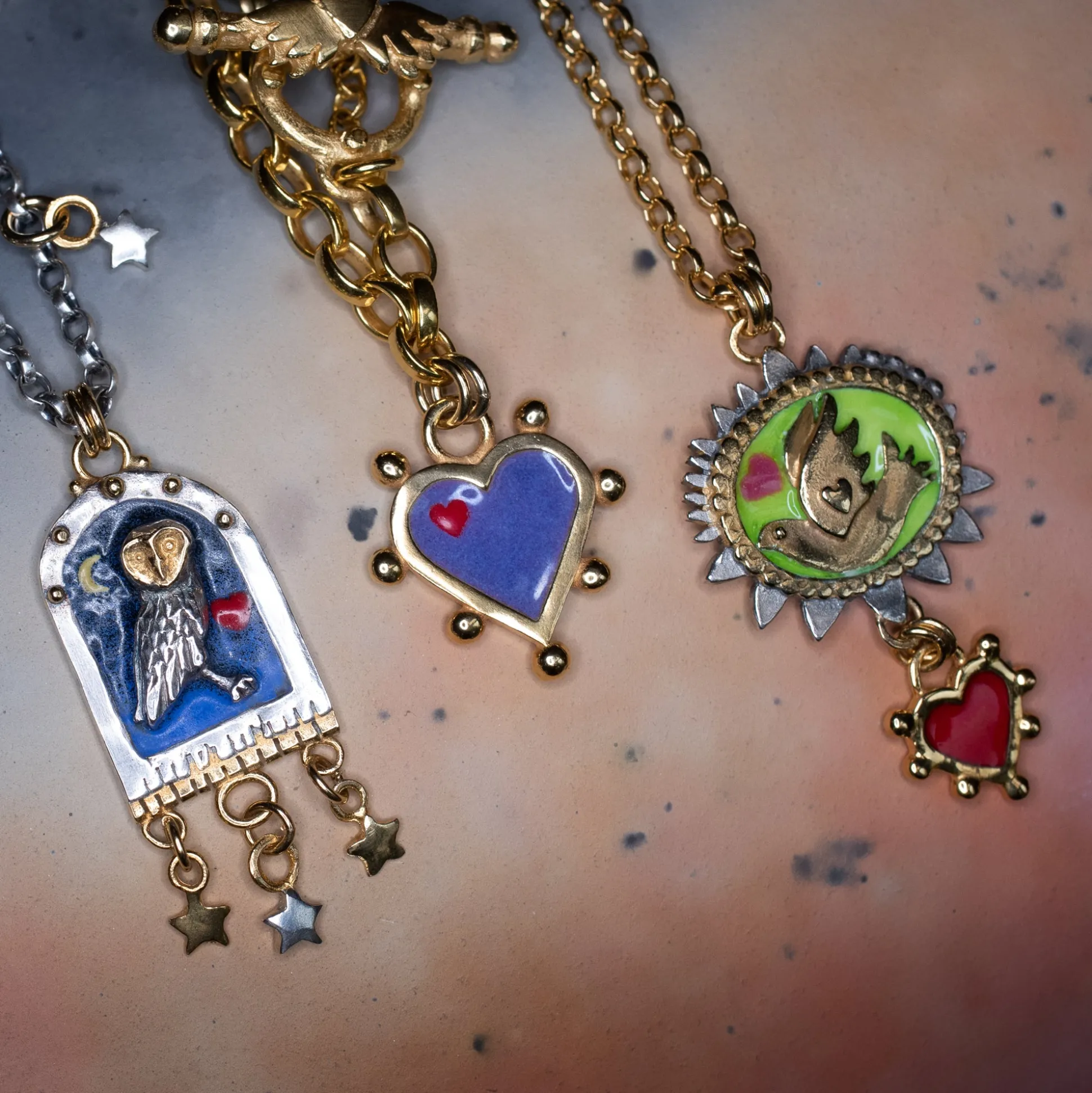 Limited Edition Green Mythic Bird Necklace