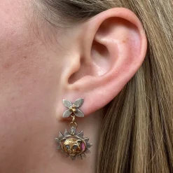 Limited Edition Mini Floris & Layered Flame Earrings