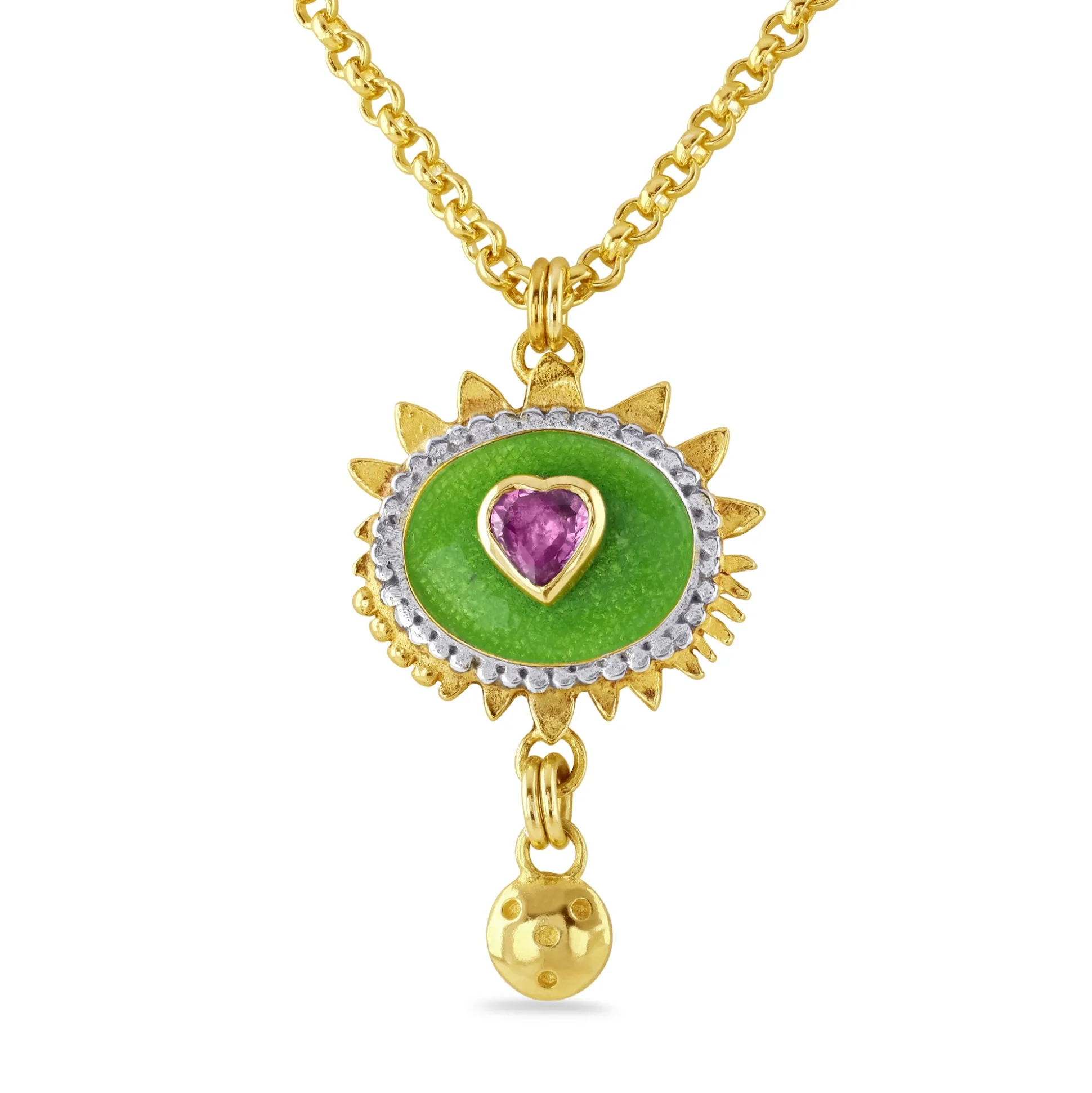 Limited edition Pink Sapphire Mythic Necklace