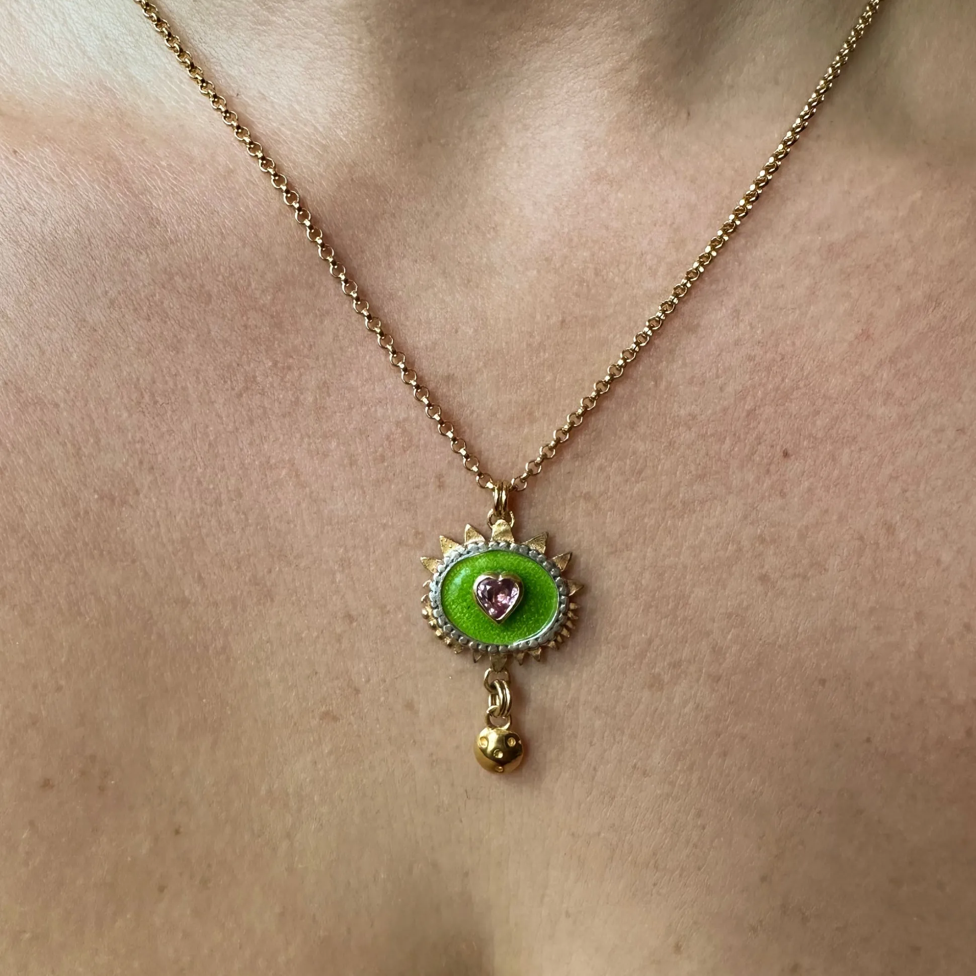 Limited edition Pink Sapphire Mythic Necklace