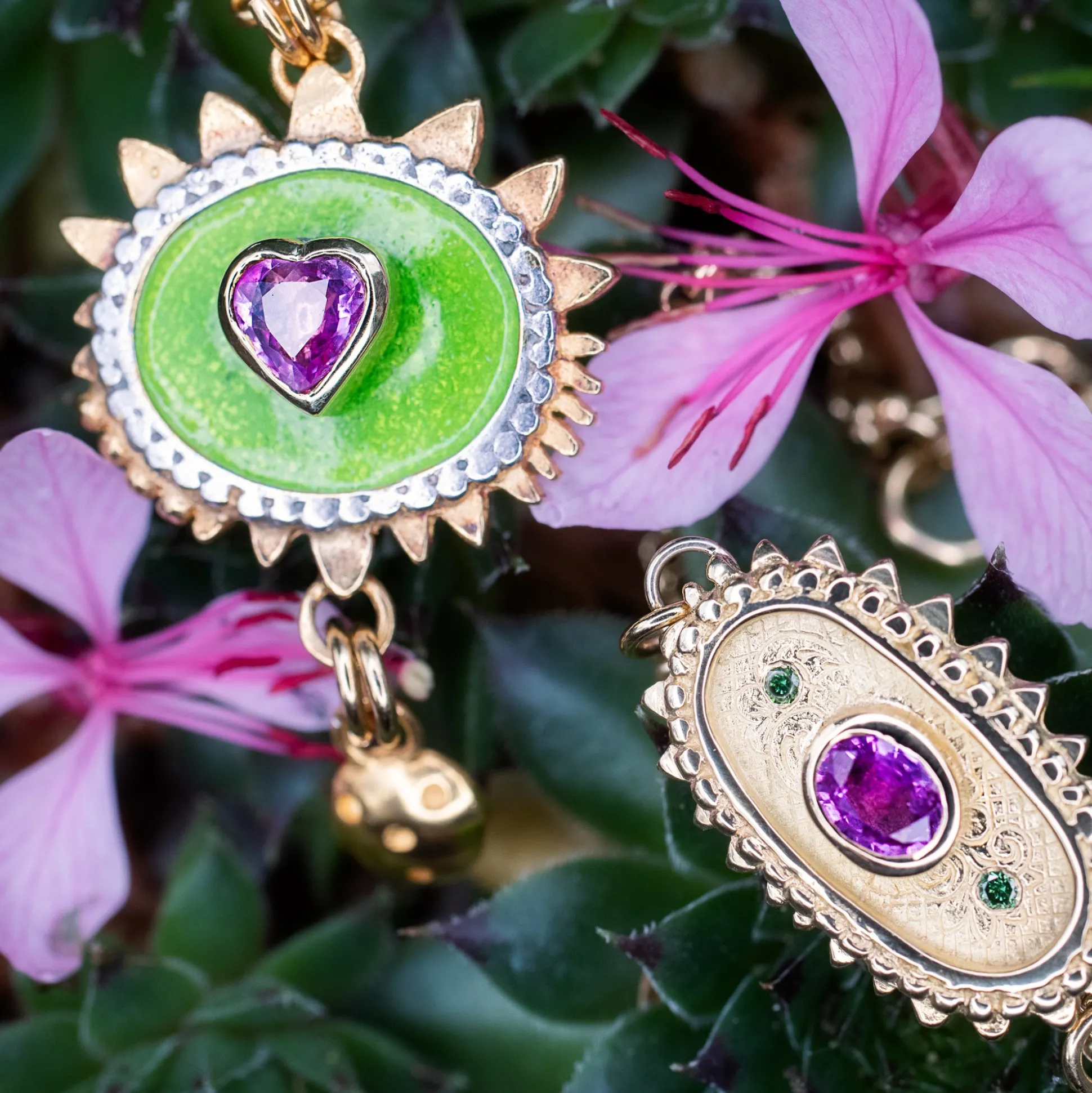 Limited edition Pink Sapphire Mythic Necklace