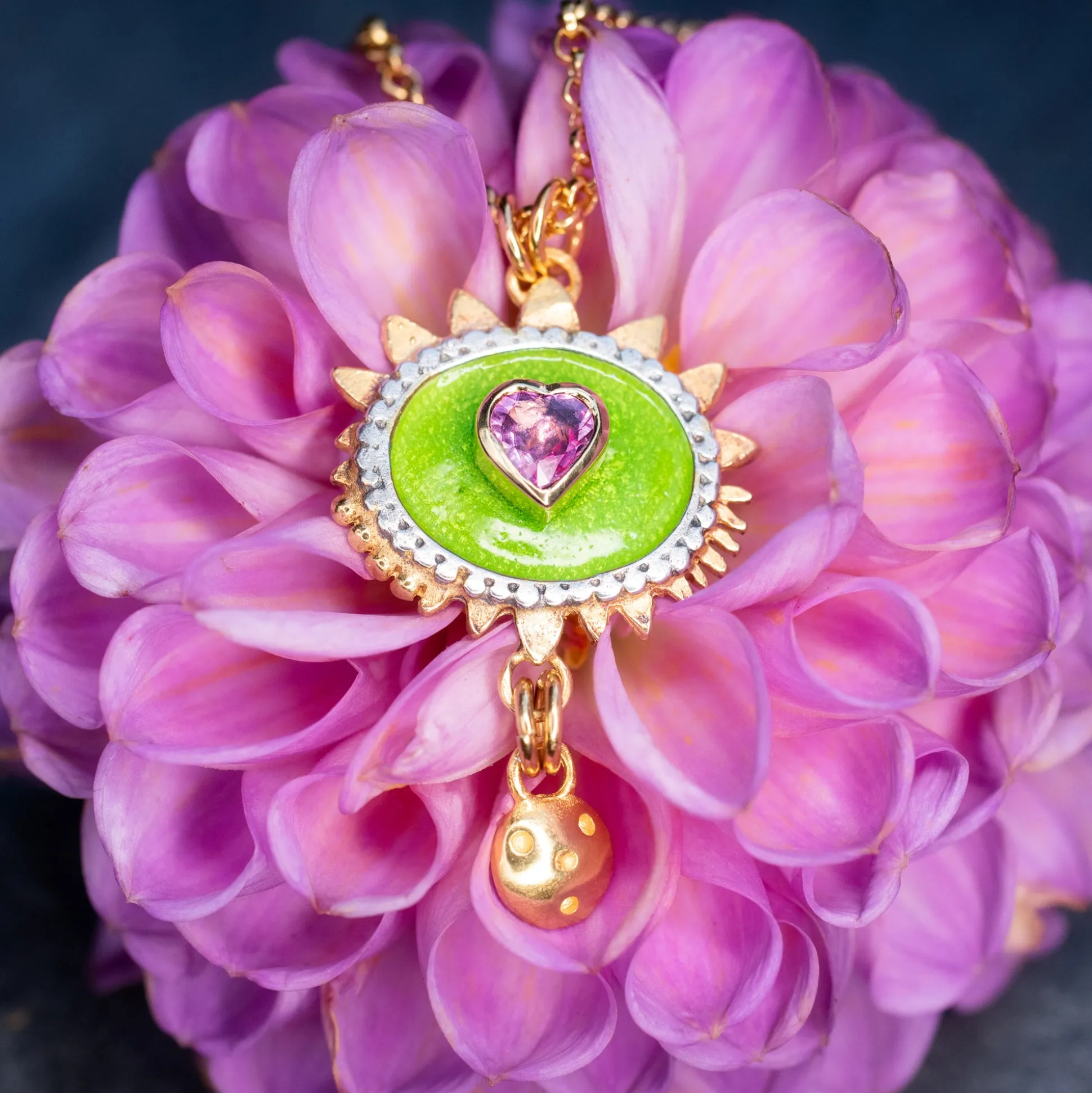 Limited edition Pink Sapphire Mythic Necklace