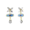 Limited Edition Red Heart Floris Amulet Earrings