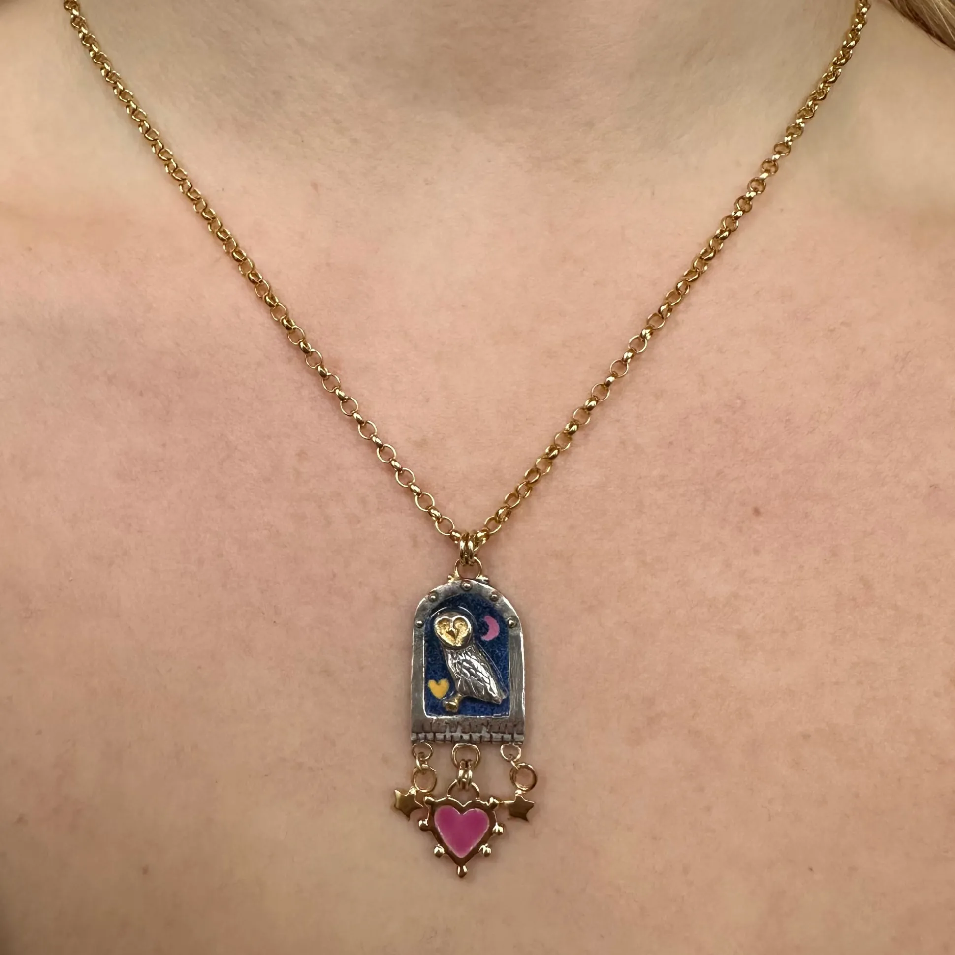 Limited Edition Strawberry Moon Necklace