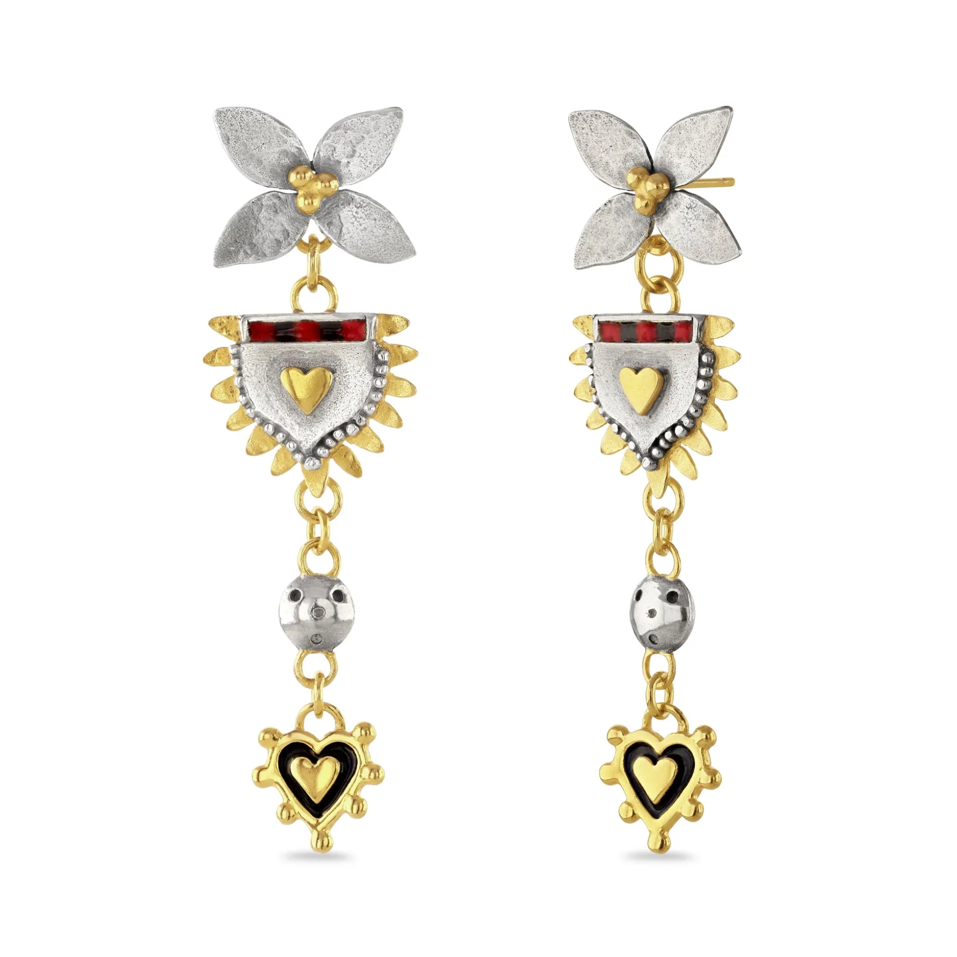 Limited Edition Totem Floris Earrings