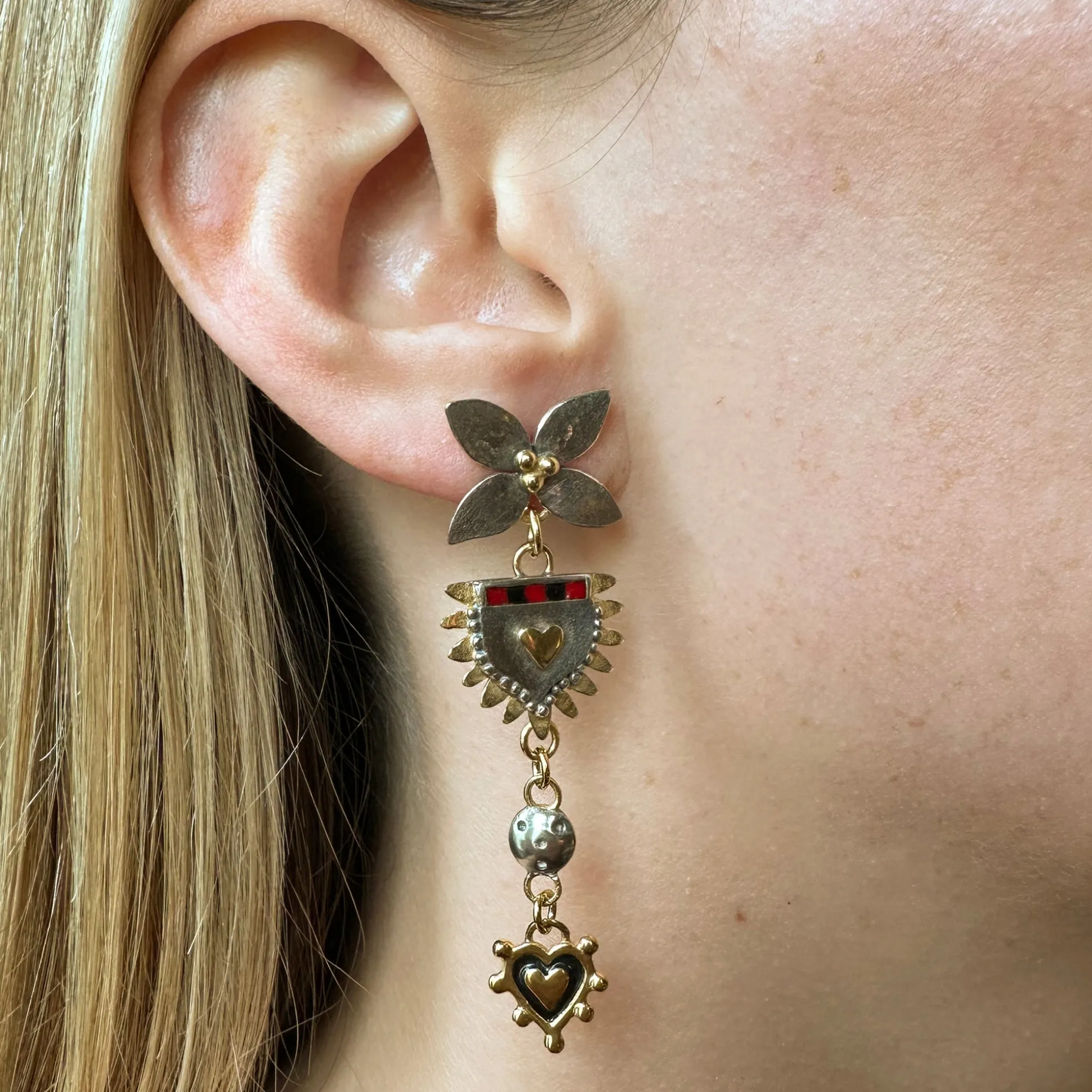 Limited Edition Totem Floris Earrings