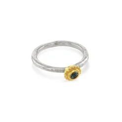 London Blue Topaz Birthstone Ring