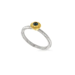 London Blue Topaz Birthstone Ring