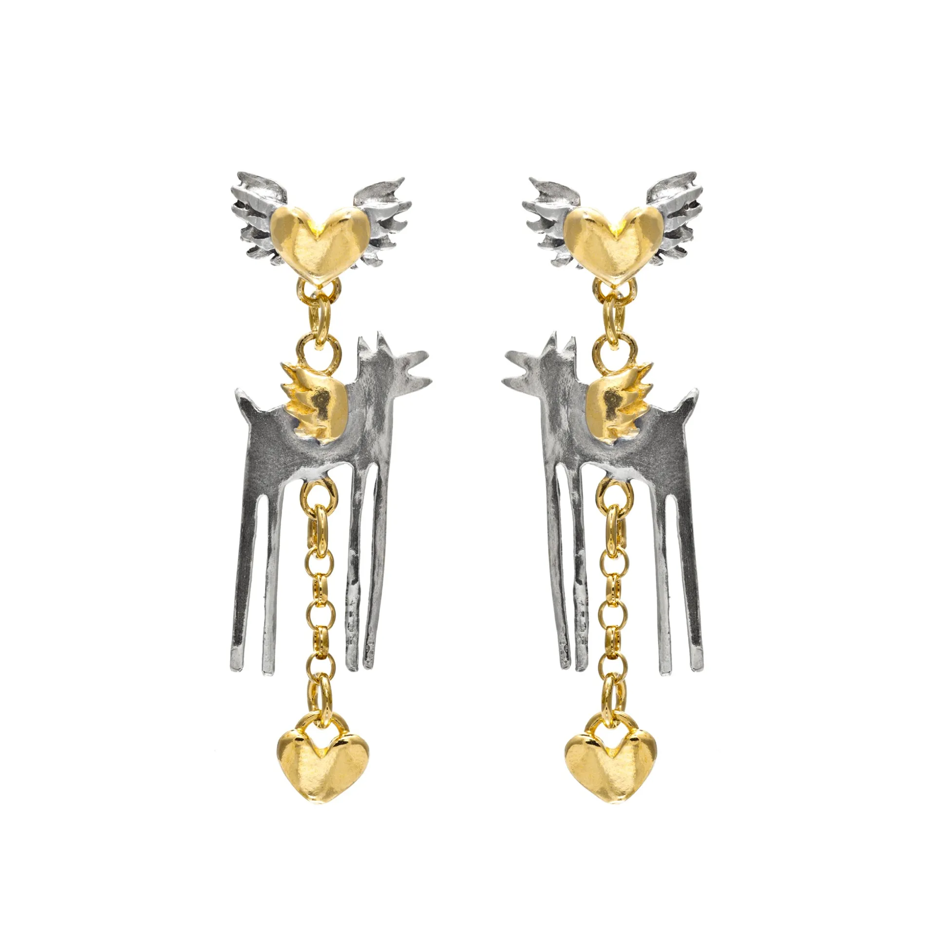 Love Wolf Earrings | Cult Classics | Sophie Harley London