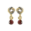 Loveknot Stone Drop Earrings | Algerian Loveknot | Sophie Harley