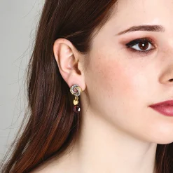 Loveknot Stone Drop Earrings | Algerian Loveknot | Sophie Harley