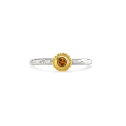 Mandarin Garnet Birthstone Ring