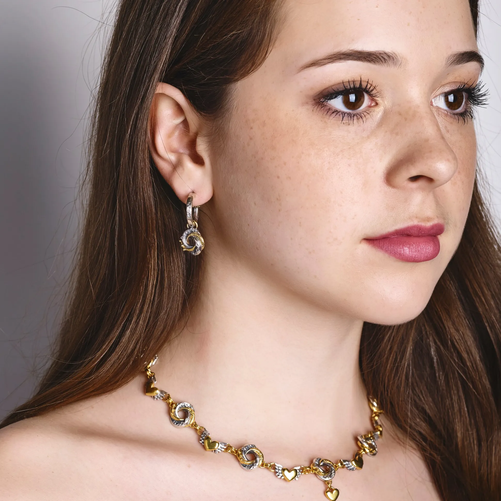 Mini Loveknot Charm Strand Necklace | Sophie Harley London