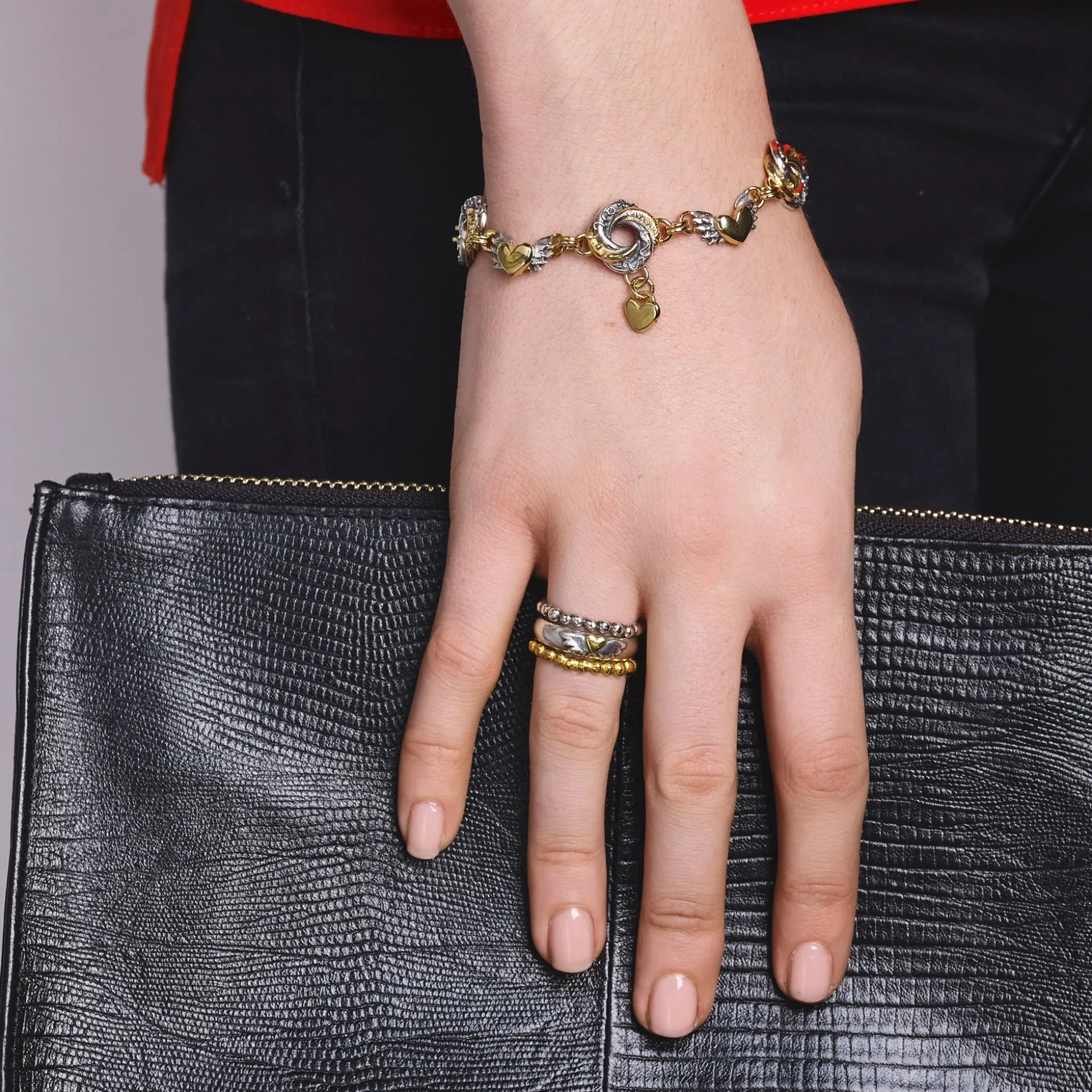 Mini Loveknot Charm Strand Bracelet | Algerian Loveknot | Sophie Harley