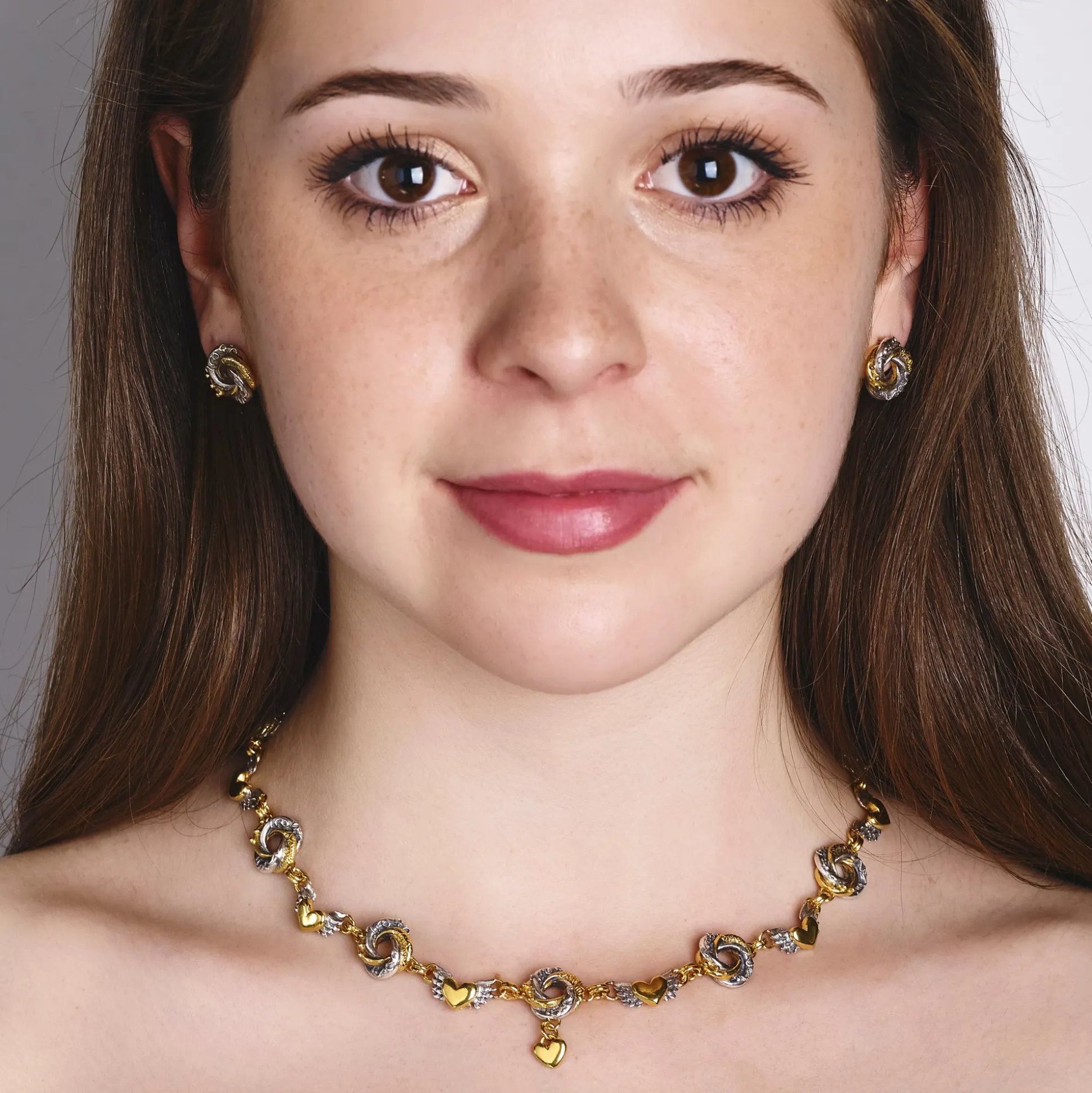 Mini Loveknot Charm Strand Necklace | Sophie Harley London