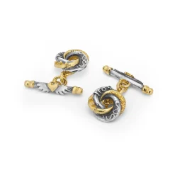 Mini Loveknot Cufflinks | Algerian Loveknot | Sophie Harley London
