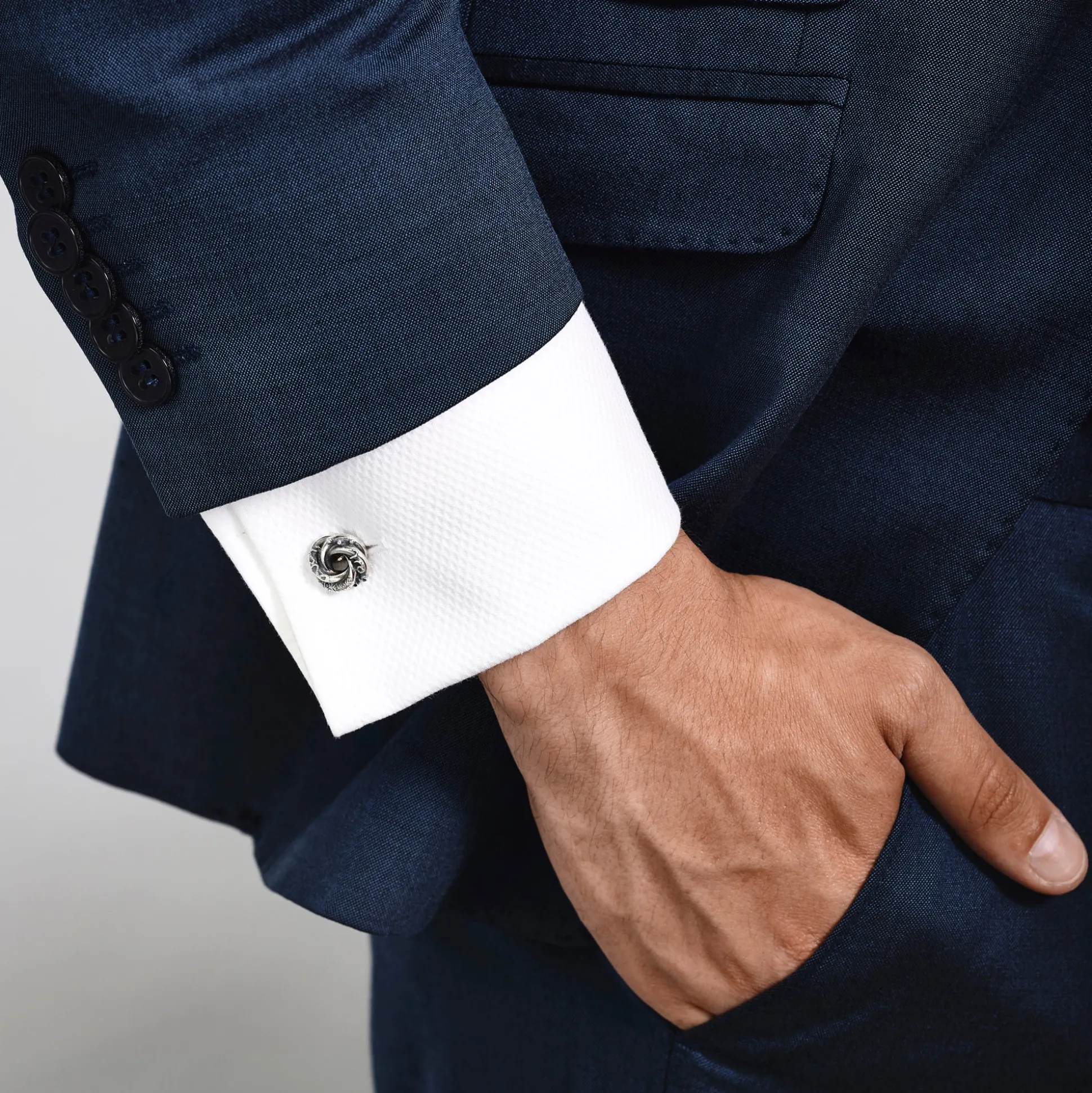 Mini Loveknot Cufflinks | Algerian Loveknot | Sophie Harley
