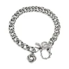 Mini Loveknot Double French Curb Bracelet | Sophie Harley London