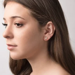 Mini Moon & Star Stud Earrings