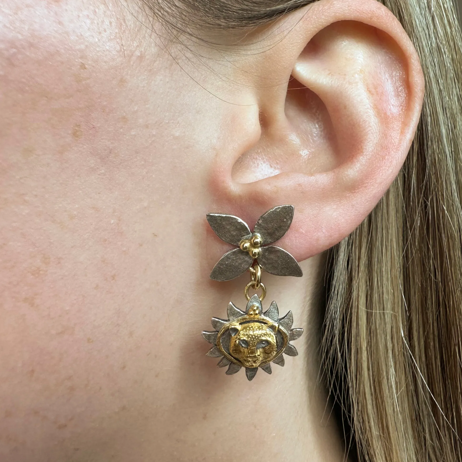 Mountain Ghost Lupa Earrings