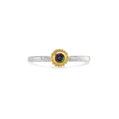 Mystic Topaz Birthstone Ring